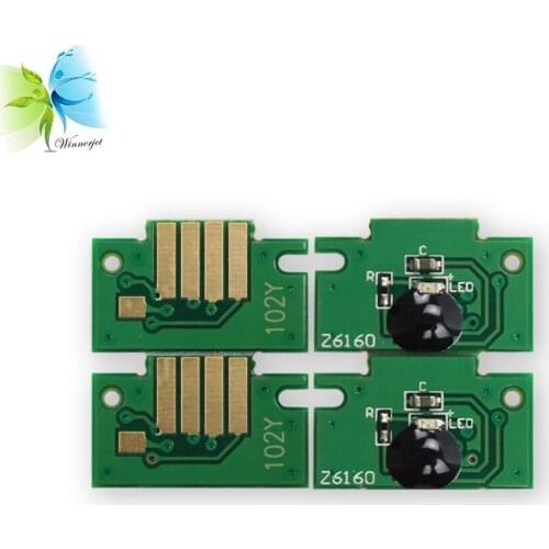 WINNERJET 2sets/lot PFI 102 Imported Chip For Canon IPF500 510 600 610 700 710 605 Large Format Printer