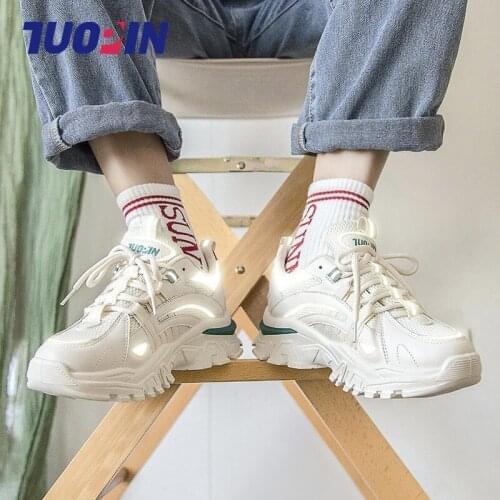 2021 Designer Chunky Sneakers Women Platform Shoes Fashion Breathable Height Increased Thick Bottom Ladies Trainers Basket Femme