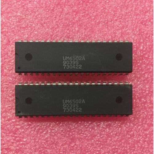 2pcs/lot UM6502 UM6502A =Mos 6502 MOS6502 6502AD R65C02AP MOS-6502 6502B SY6502 DIP-40