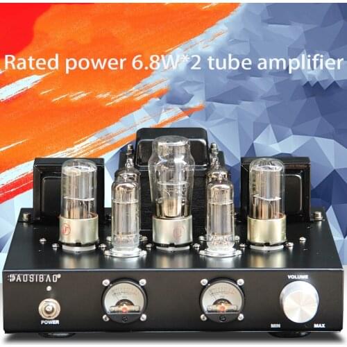 220v M2c 6.8w*2 8Ohm Fever HIFI Tube Amplifier Scaffolding Tube Class A Single-ended Parallel Pure Tube Amplifier