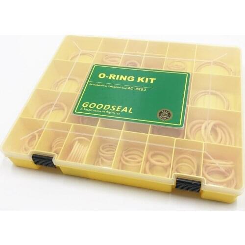 4C-8253 O Ring Kit For Carterpillar Excavator Yellow Silicone oring