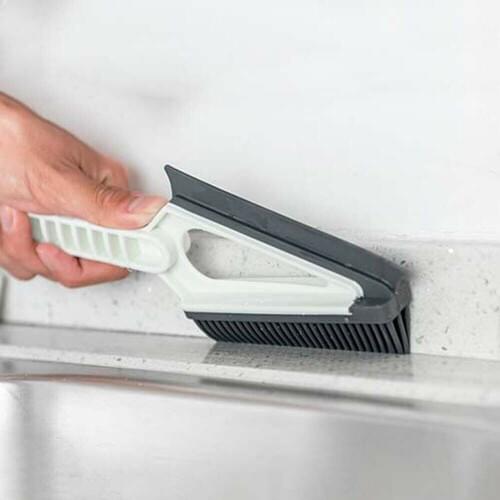 Double-headed Window Groove Crevice Brush Bathroom Floor Wiper Bathroom Kitchen Tile Cleaning Brush Tools Cleaning Supplies