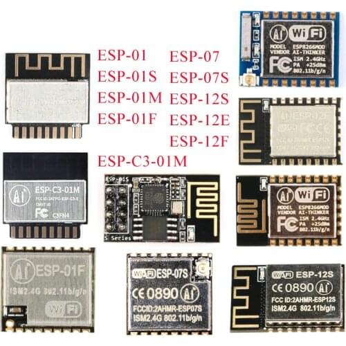ESP8266 ESP-01 ESP-01S ESP-07 ESP-12E ESP-12F remote serial Port WIFI wireless module intelligent housing system Adapter 2.4G