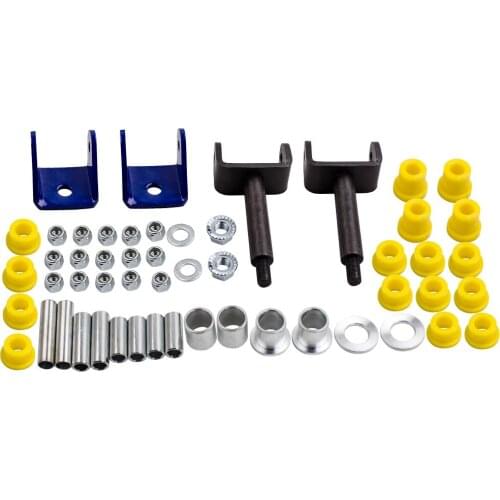 1 Set Front End Repair Kit For Club Car Golf Cart Part 1993-2003 DS GAS AND ELECTRIC Front Leaf Spring Bushings and Sleeves