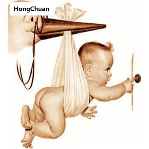 Cute baby diamond painting cross stitch needlework home decoration mural 5D DIY square/round mosaic diamond embroidery gift