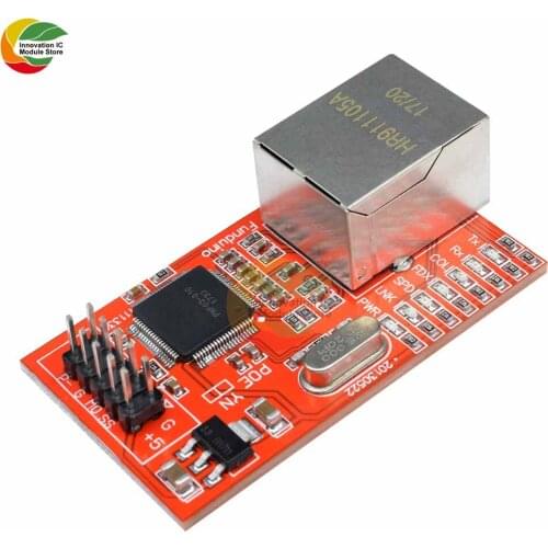 Mini W5100 LAN Ethernet Shield Network Board Module For Arduino R3 W5100 3.3V Compatible For Arduino Ethernet Mega 2560