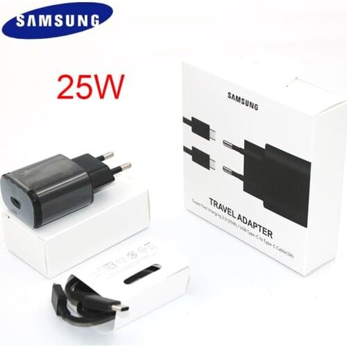 Original Samsung S21 25w Charger Super Fast Charge Usb Type C Pd PPS Quick Charging For Galaxy Note 20 10 Ultra S20 Fold W20 W21