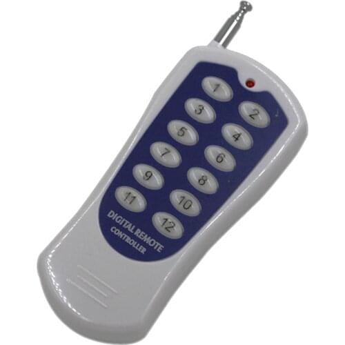 Wholesale price DC12V 12CH RF Digital Remote Controller Wireless Remote Control with Tracking Number 315/433.92 MHZ High Quality