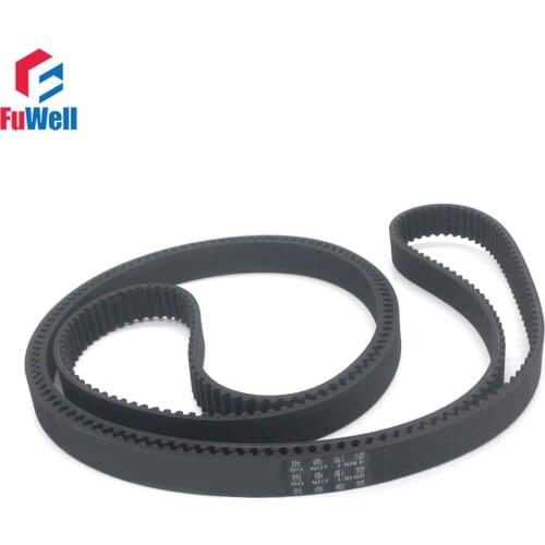 HTD 3M Rubber Toothed Belt Timing Belt 15mm Width 1260/1263/1290/1335/1374/1422/1500/1545/1587-3M Transmission Belt