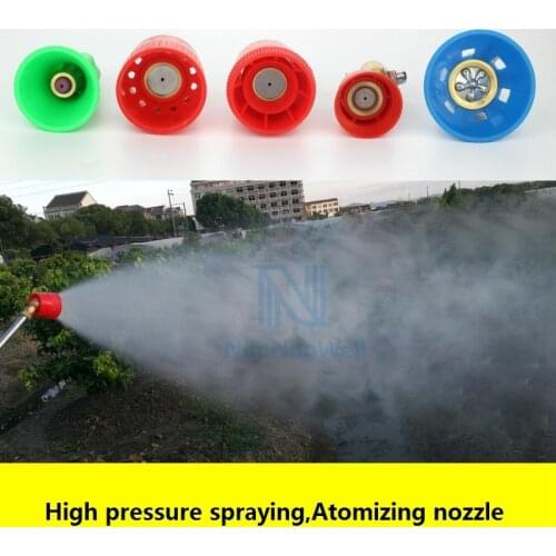 Nuonuowell High Pressure Windproof Sprayer Agricultural Greenhouse Mist Pesticide Spinkler Garden Irrigation Atomizing Nozzle