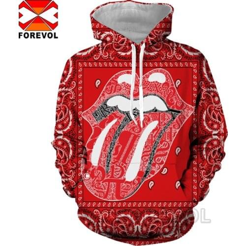 Blood gang cripz 3d print hoodie rolling cool stones men women tops brand hoodies sweatshirt harajuku streetwear hoody clothes