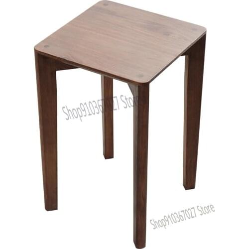 All Solid Wood Dining Stool Dressing Stool Solid Wood Simple Fashion Creative Childrens Stool Living Room Shoe Changing Stool