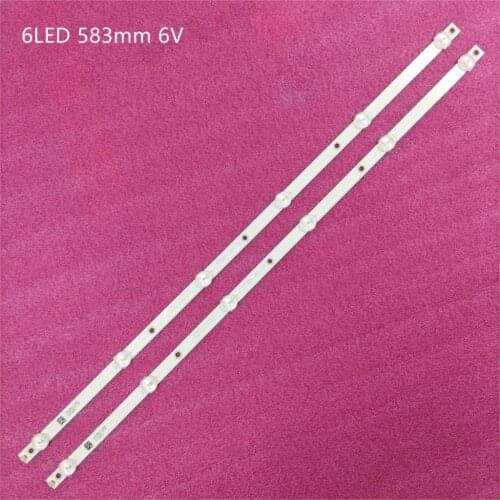 LED backlight strip 6 lamp for HUGO 32inch 32PHS4012 K320WDC1 A2 4708-K32WDC-A2113N01 6LED TX-32ER250ZZ K320WDC2B 32PHF5082/T3
