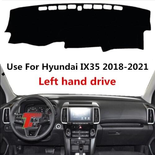 TAIJS Factory Casual Dust resistant Polyester Fibre Car Dashboard Cover For Hyundai IX35 2018-2021 Left hand drive
