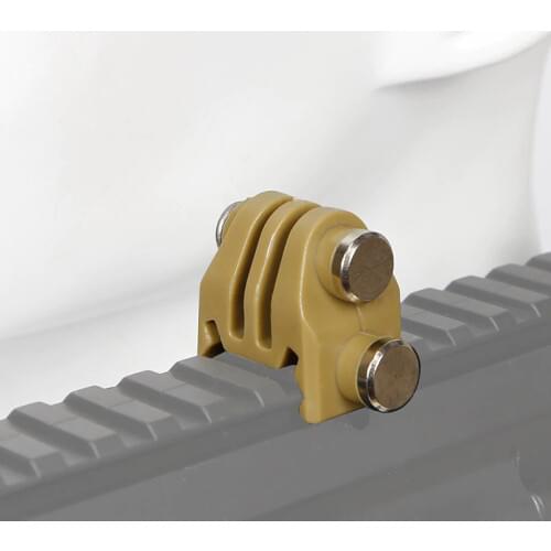 Tactical Accessories Go Pro fixed Mount Adapter 20mm Rail Plastic Connection Mount for GoPro 3+ 4