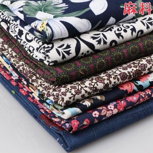 Skirt Cotton All-Cotton Fabric Cotton DIY Handmade Floral Print Clothing Shirt Dress Original Fabric