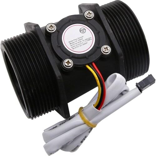 2" DC 5-18V Water Flow Sensor Flowmeter Hall Flow Sensor Water Control Liquid Flow 10-300L/min 2.0MPa Sensor Switch
