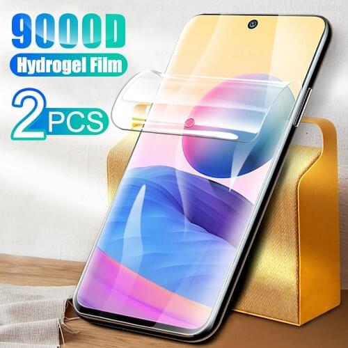 2Pcs Full Cover Soft Hydrogel Film For Xiaomi Redmi Note 10T 5G Phone Screen Protection For Mi Readmi Note10T 10 T 6.5" Not Glas