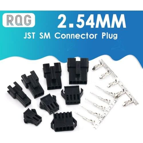 200PCS 2.54mm Dupont Terminal Male/Female Pin Cable Plug 2/3/4/5 Pin Electrical Pin Jumper Header Housing Wire Connector Kit