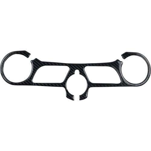 3D Motorcycle Top Triple Clamp Yoke Moto Carbon Fiber Pattern Sticker case for Ducati 959 1199 1299