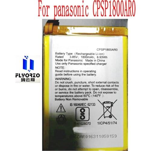 New High Quality 1800mAh CPSP1800AR0 Battery For panasonic CPSP1800AR0 Mobile Phone