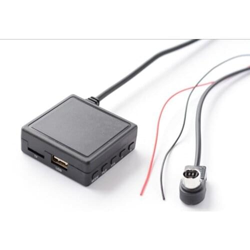 Car Bluetooth AUX Music Adapter Wireless Audio Cable Microphone Adapter For Alpine Ai-NET JVC KS-U58 PD100 U57