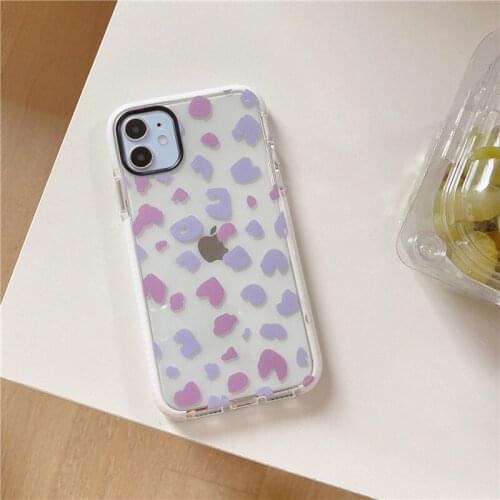 Luxury Leopard Case For iPhone 11 Pro Max X XR XS Max 8 7 Plus Transparent Soft Silicone Phone Cover