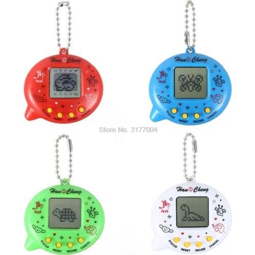 DHL 200pcs Electronic Pets Toys Nostalgic 168 Pets in One Virtual Cyber Pet Toy Tamagochi