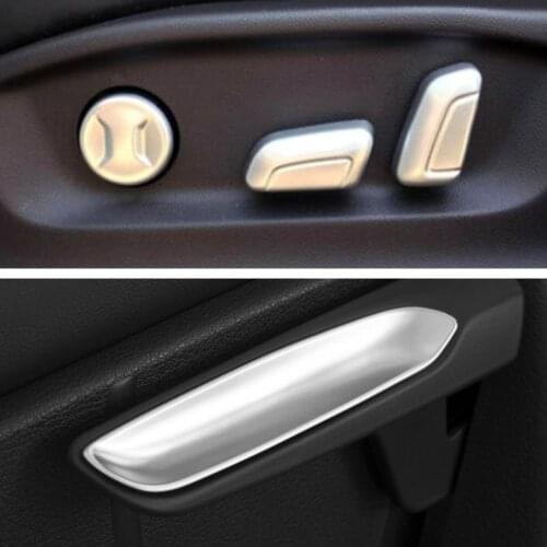 For VW Volkswagen Passat B8 2015-2020 Car Seat Adjustable Buttons Decoration Cover Trim