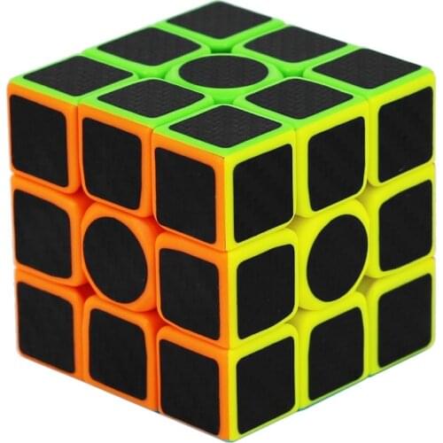 Z CUBE Carbon Fiber Sticker Speed 3x3x3 Magic Cube Magico 3*3*3 Educational Brain Teaser Educational Toys For Children Adult