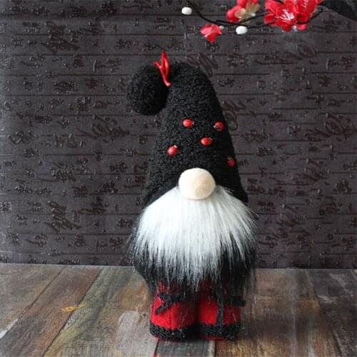 Ladybug Doll Dwarf Faceless Doll Creative Beetle Doll Gift Desktop Decoration