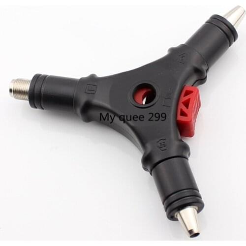 Multi - function F head tool F head - inch system aid retractor + strip knife +RG59/RG6 diffuser tool