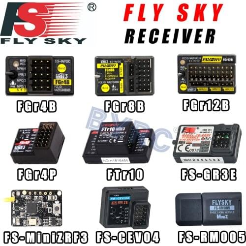 Flysky FGr4B FGr8B FGr12B FGr4p FTr10 FS-GR3E FS-MiniZRF3 FS-CEV04 Receiver FS-RM005 FHSS Module for Flysky Noble NB4 PL18 RC