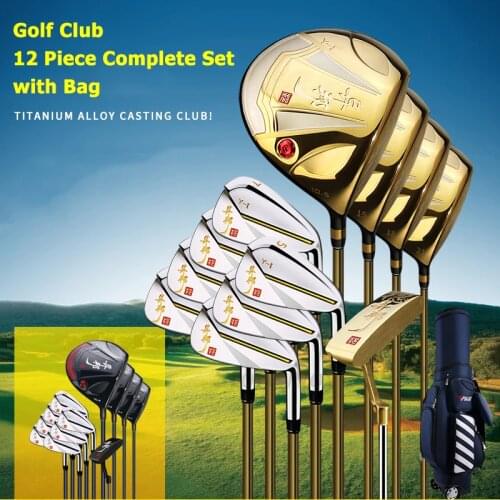 Mens Golf Club 12 Piece Complete Set with Bag