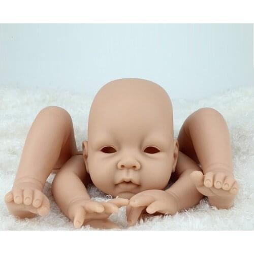 Reborn Doll Kits Soft Vinyl for 20-22inch Realistic Baby Reborn Kits Fashion Doll Accessories DIY Doll Parts