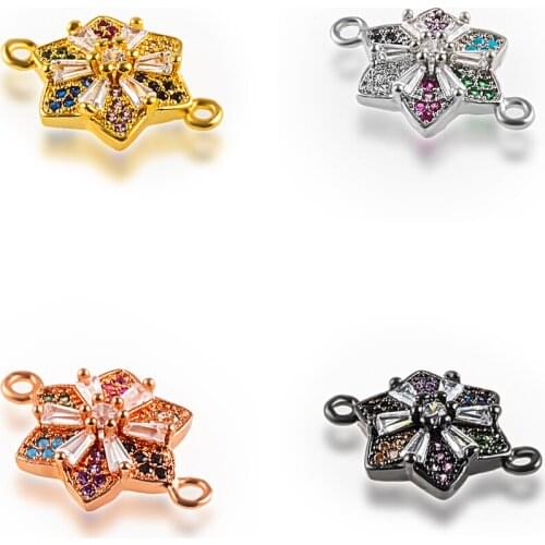 NEW DIY Judaism Findings Handmade Star Of David Charm Connectors Accessories For Religious Jewish Jewelry Making