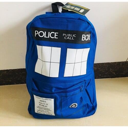 IVYYE Doctor Who Fashion Canvas Backpacks Rucksacks Cartoon School Backpack Casual student Bags travel Knapsack Unisex New