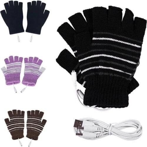 Electric Heating Gloves Winter Thermal USB Heated Gloves Electric Heating Glove Heated Gloves