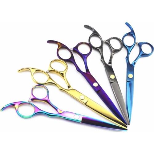 Professional 6 inch japan 440c hair scissors Cutting shears salon scissor thinning sissors barber makas hairdressing scissors