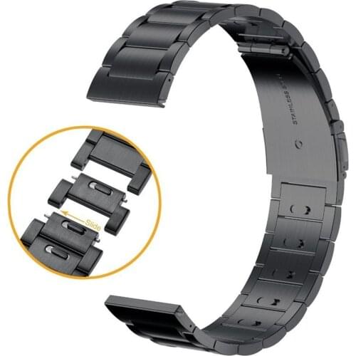 Metal strap Compatible with Samsung Galaxy Watch 3/Huawei watch GT2/Amazfit GTR Quick release bracelet wrist strap for 22mm band