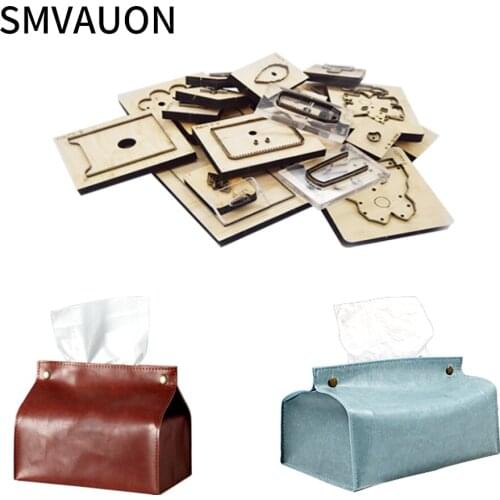 SMVAUON Wood Die Cutting Fashion Tissue Box Steel Mold Scrapbook Suitable For Die Cutting Machine