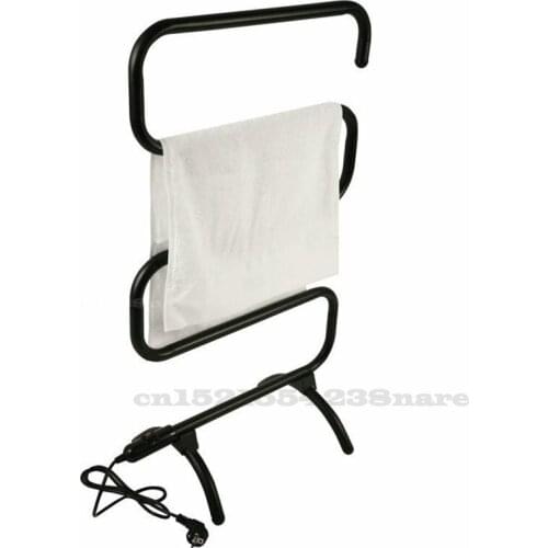 Electric Heating Towel Rack Floor Stand Towel Holder Rail Constant Temperature Towel Warmer Rail Bathroom Towel Dryer S Shape