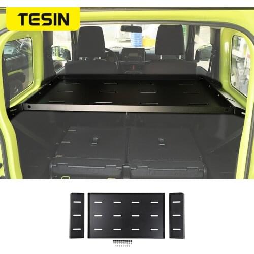 TESIN Rear Racks Accessories for Suzuki jimny JB74 Car Rear Trunk Storage Rack Cargo Luggage Holder for Suzuki Jimny 2019 2020