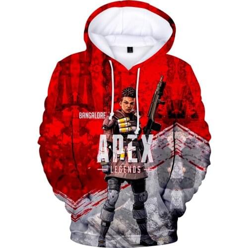 Popular Apex Legends 3D Hoodies Men Women Streetwear Sweatshirt 3D Hooded Mens Long Sleeve Clothing Print Apex Legends Hoodies
