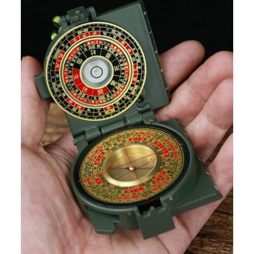 TOP Geomantic master tool Geomantic omen efficacious Dragon-Finding QIMEN YIJING Eight Diagrams FENG SHUI Compass LUO PAN +BOOK