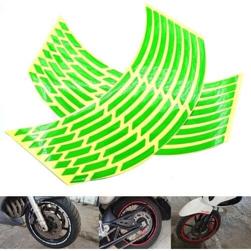 Universal motorcycle car tire tire sticker reflective rim tape For KAWASAKI Z250 Z300 Z750 Z750S Z750R Z800 Z900 Z1000 NINJA650R
