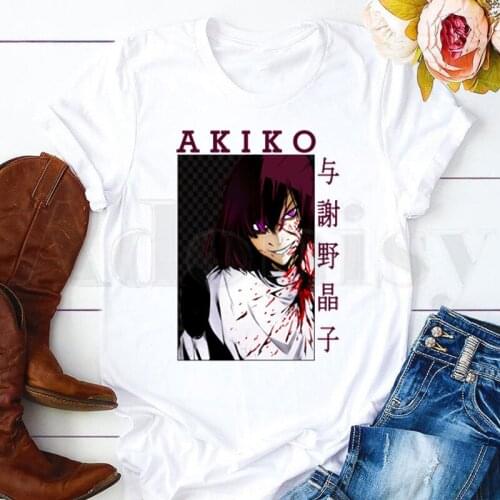 Chuuya Nakahara Bungou Stray Dogs Osamu Dazai Short Sleeve Female Tops Tees Harajuku Vogue VintageT Shirts Womens T-shirt