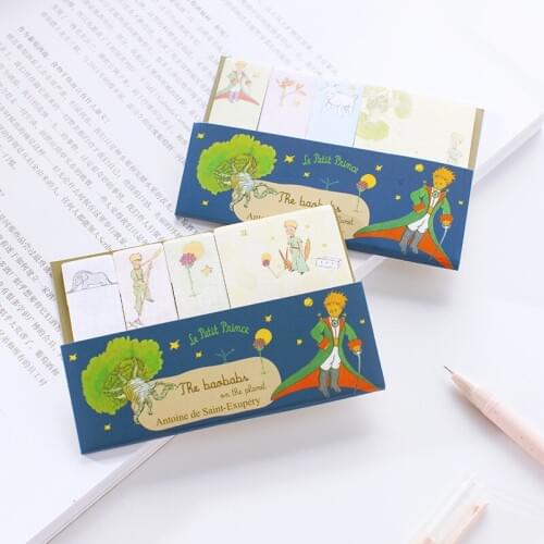 1 X Cartoon Little Prince Memo Pad Sticky Notes Paper Sticker Notepad Kawaii Stationery Pepalaria Office School Supplies