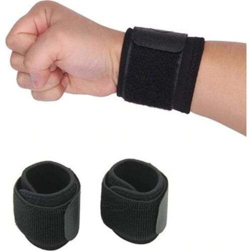 1pair Adjustable Elastic Wrist Support Bracer Protect Wrapping Strap Reliable Weight Lifting Cuff Wrist Guard Wristguard Bandage