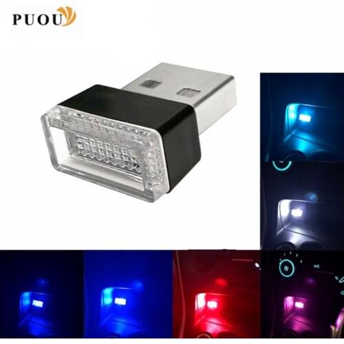 1pc Car Interior LED Atmosphere light Accessories Sticker For Toyota Corolla Avensis Yaris Rav4 Auris Hilux Prius Prado Camry 40